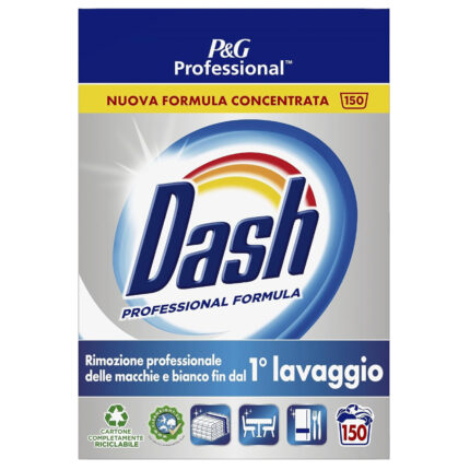 DETERGENT PULBERE DASH PROFESSIONAL 150 SPALARI 7,5 KG