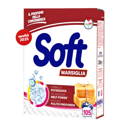 DETERGENT RUFE PULBERE SOFT MARSIGLIA 105 SPALARI 5,25 KG
