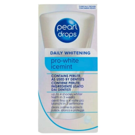 PASTA DE DINTI PENTRU ALBIRE ICEMINT PEARL DROPS 50 ML