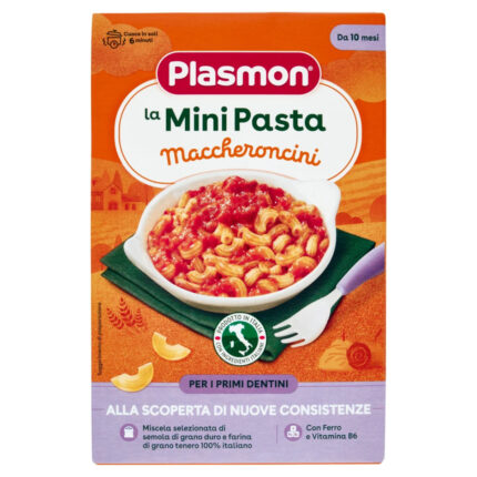 PASTE PENTRU COPII MACCHERONCINI PLASMON 300 G