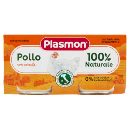 PREPARAT CU PUI SI CEREALE PLASMON 2 X 80 G