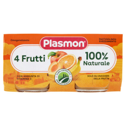 PREPARAT CU 4 FRUCTE PLASMON 2 X 80 G
