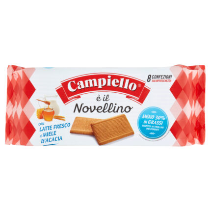 BISCUITI CU LAPTE SI MIERE NOVELLINO CAMPIELLO 700 G