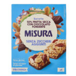 BATON CU FRUCTE USCATE SI CIOCOLATA FARA ZAHAR ADAUGAT MISURA 120 G