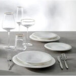SET 18 FARFURII PORTELAN OPTICAL BRANDANI - imagine 3