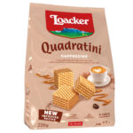 NAPOLITANE CU AROMA DE CAPPUCINO QUADRATINI LOACKER 250 G