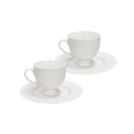 SET 2 CANI CAFEA 100 ML CU FARFURII PORTELAN GEORGETTE BRANDANI